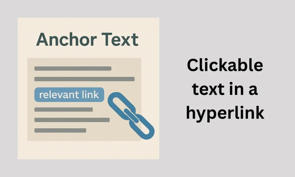 anchor text